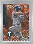 Wyatt Langford 2025 Topps Chrome x Cactus Jack #19 Orange Refractor /25