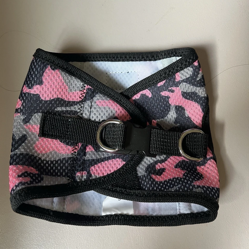 Nuevo Arnés Ultra Libre de Choke para Perros Pequeños Rosa Camuflaje American River Foto 2 de 4