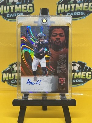 Rome Odunze 50/50 Bookend Auto Orange Signatures Topps 2025 Chicago Bears WR NFL