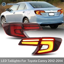 HCmotion LED Tail Lights for 2012-2014 Toyota Camry Sedan Taillight Assembly
