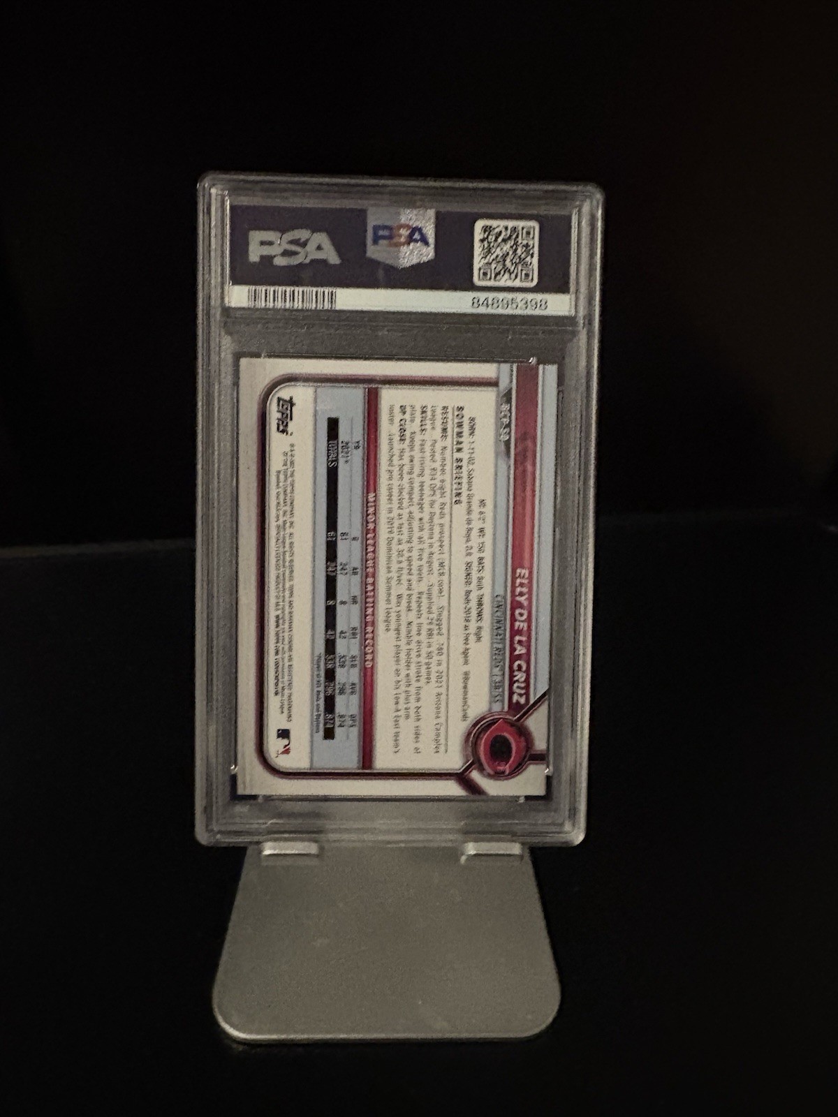 2022 Bowman - Chrome Prospects Elly De La Cruz #BCP-50 (RC) PSA 10 GEM! view 2