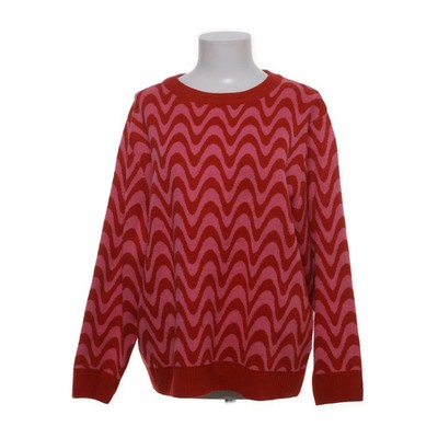 Maxi Blue., Strickpullover, Größe: 46/48, Rot/Pink, Acryl, Chevron, Damen #h01