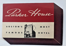 Hotel OMNI PARKER  HOUSE ( BOSTON)  DECO Luggage Label