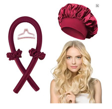 Heatless Curling Rod Headband Night Cap No Heat Hair Curler Hair Rollers