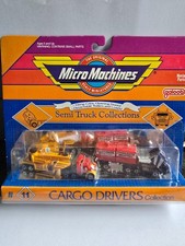 Micro Machines Semi Truck Collection 11 Cargo Driver- Rare - Mint Condition