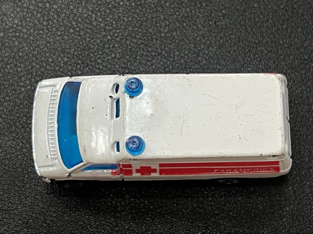 Vintage Zylmex Zee Toys Highway Patrol Paramedics Ambulance Van