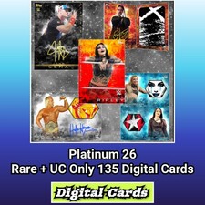 Topps WWE Slam Platinum 26 Rare+UC Only 135 C...