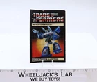 Bluestreak Instructions Manual Booklet 1985 Hasbro G1 Transformers Vintage