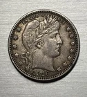 1916 D Barber Quarter 25c High Grade UNC Uncirculated Details