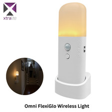 Motion Sensor Wall Light Easy Install LED Dimmer Wireless Rechargeable Xtralite