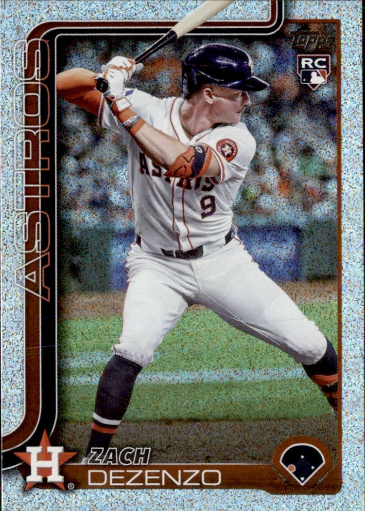 2025 Topps Series 1 Zach Dezenzo Houston Astros #89 Sand Glitter (RC)