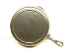 VINTAGE UNMARKED BSR NUMBER 7 A CAST IRON SKILLET W/ HEAT RING ALSO MARKED" T "