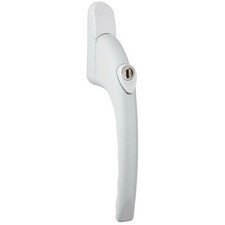 2 X White Mila Window Handles 