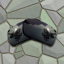 US Grey Black Polarized Anti-Scratch Lenses Replacement For-Oakley Gascan OO9014