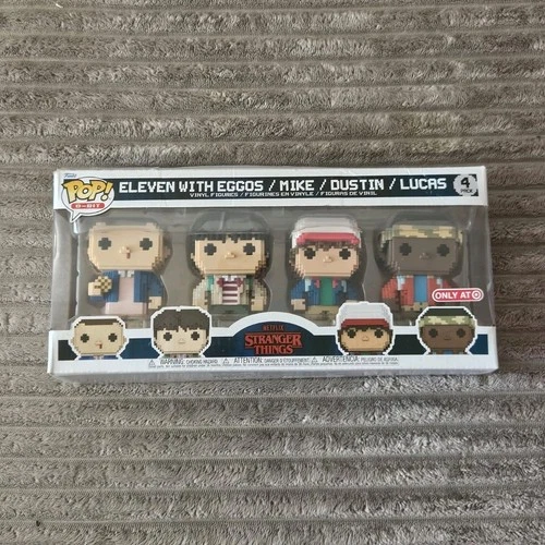Funko Pop! 8-Bit Stranger Things Eleven Mike Lucas Target Exclusive 4 Pack