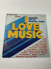 Ronco, I Love Music Various Artists LP 1976 R2120 All Original Hits Compilation