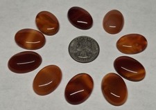 Assorted Carnelian Cabochon Lot Of 10 G2- 2 