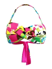 Anne Cole Women's Twisted Bandeau Swim Top Separates Swimsuit  (M, Multi)