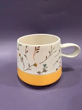Blue Harbor Yellow Bottom Floral Coffee Mug By Housewares International 2018