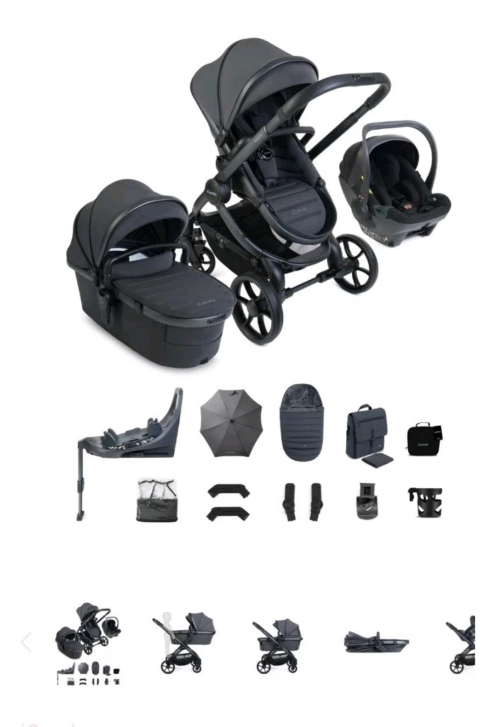 iCandyiCandy Peach 8 Complete Bundle with Cocoon 360 and Base Grey Brand New