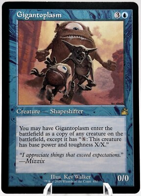 Gigantoplasm 450 Retro Frame Ravnica Remastered RVR MTG NM