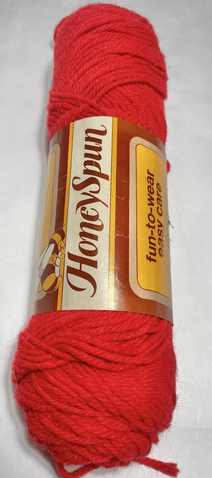 CARON HOMESPUN Yarn. 1pk . RED. I Combine shippingSee Details - Image 2 of 4