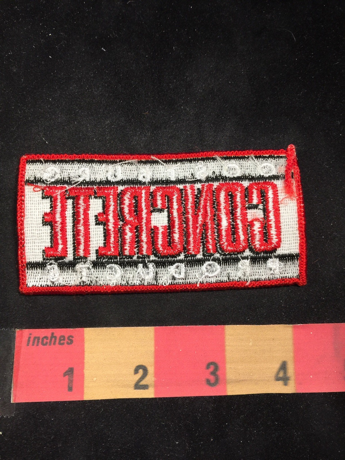 OOSTBURG CONCRETE PRODUCTS Advertising Patch 80F eBay