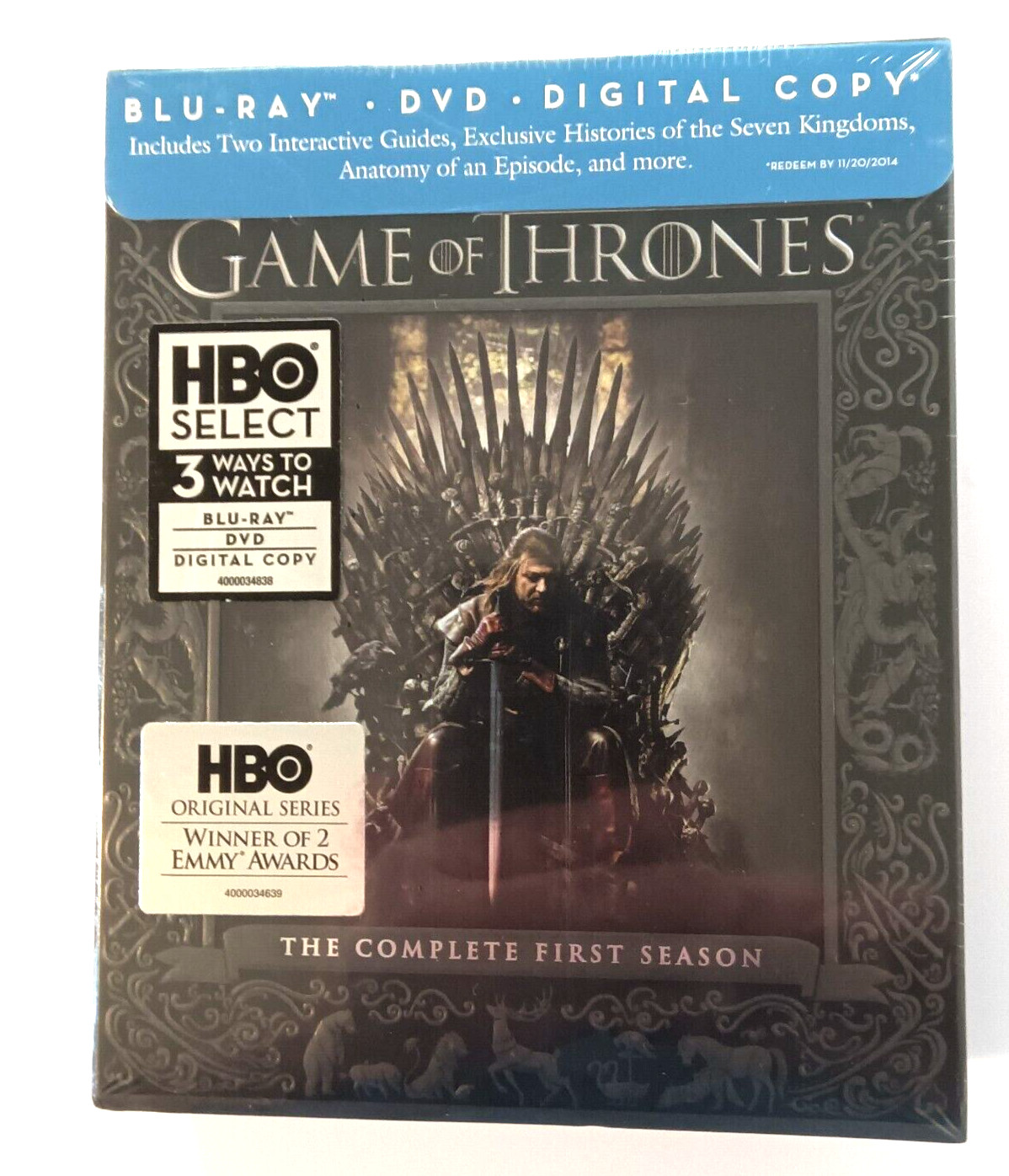 Game of Thrones: The Complete First Season (7 Discs) (Blu-ray) - Brand New