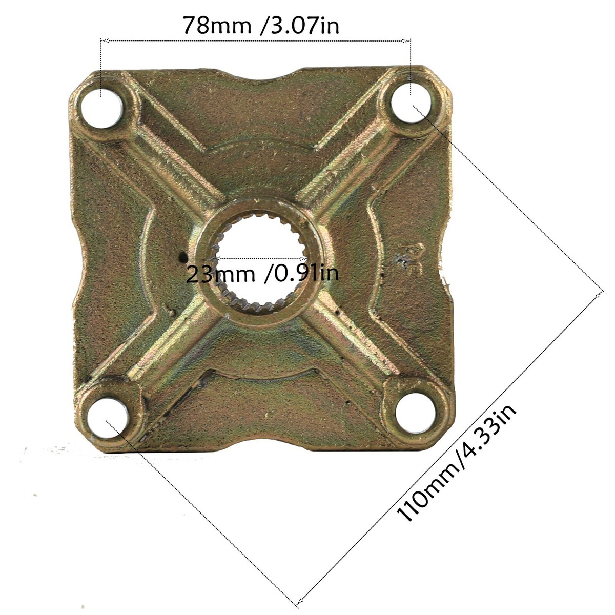 44.8" Or 32" ATV Go Kart Rear Live Axle Kit With Sprocket, Brake & Hubs - DIY Build Kit