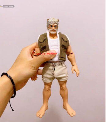 Tossa Bear Man Deluxe Edition Uncle Furry Action Figures Model