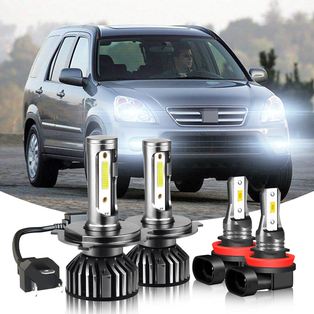 For Honda CR-V 2002-2004 2007-2014 LED Headlight High Low Beam Fog Light Bulb US