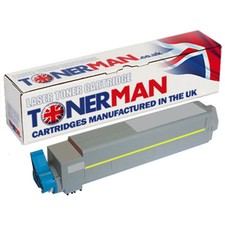 Toner for Oki C9600 C9650 C9800 C9850 42918913 Yellow 15K pages UK Reman.