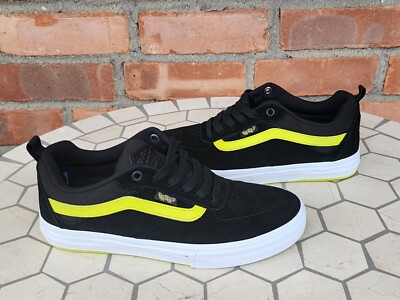 Vans Kyle Walker Black Sulphur Green Size US 7.5 Men's Rare VN0A5JIE8YY Sneakers