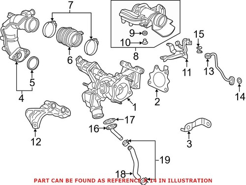Genuine OEM Turbocharger Oil Line Gasket for Honda 1553359B003 | eBay