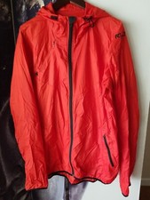 Ryu Respect Your Universe Hoodie Full Zipper Orange Logo Jacket Size Xl