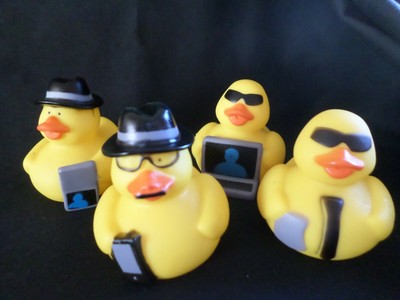 novelty bath ducks