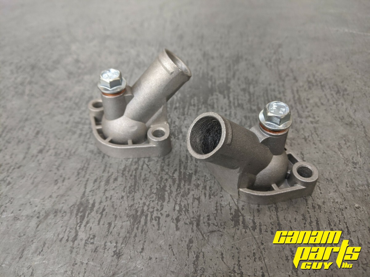 Canam BRP V-twin Aluminum Water Neck Upgrade Kit Thermostat Cover