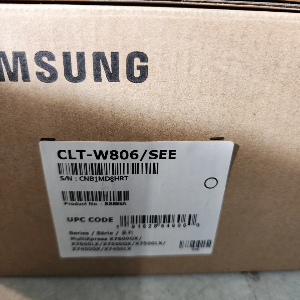 Samsung CLT-W806 Waste Toner Collector Genuine New OEM Boxed free ship - Image 4 of 4