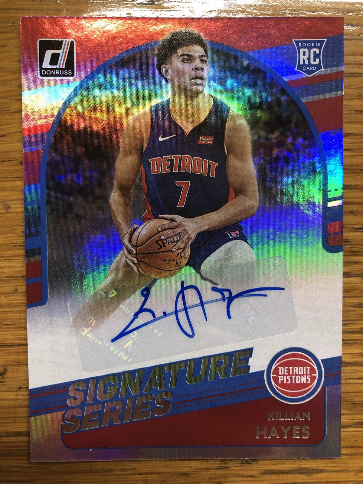 2020-21 Donruss Signature Series #SG-KIH Killian Hayes Holo Rookie Auto