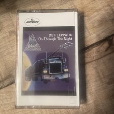 Def Leppard On Through The Night CASSETTE Tape 1986 Mercury 822 533-4 M-1 RARE 