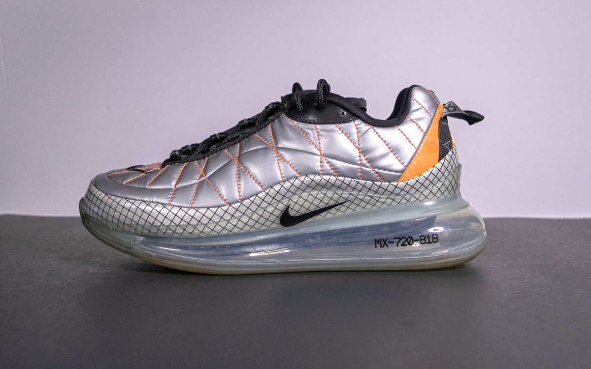 Nike Air Max MX 720-818 BV5841-001 Running Trainer Silver Gray