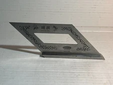 Vintage SHINWA 1K Steel 45 Degree Angle Mitre Square Woodworking Tool Japan