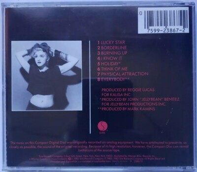 Madonna by Madonna (1983 CD, Warner Bros.) Original Debut Album