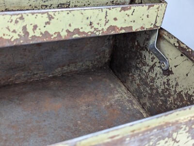 Vintage Park Model 83333 Metal Tackle Box Toolbox 16” Long USA | eBay