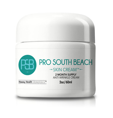 Pro South Beach Skin Cream - 2 Month Supply Anti Wrinkle Cream for Face and Eyes