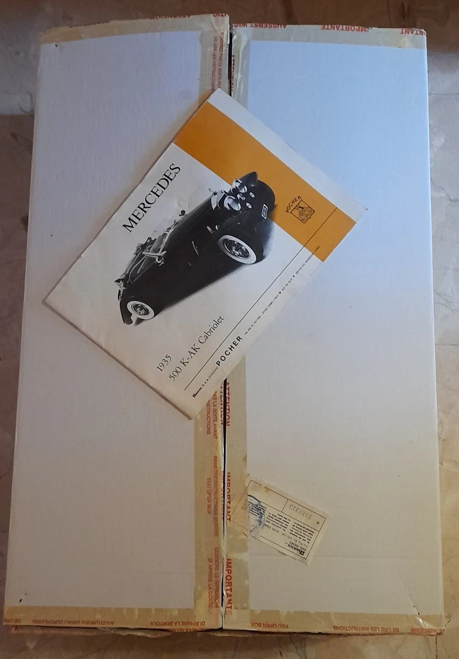 Pocher Mercedes 500 Cabriolet 1935 K 74 Scala 1/8 - Immagine 3 di 4