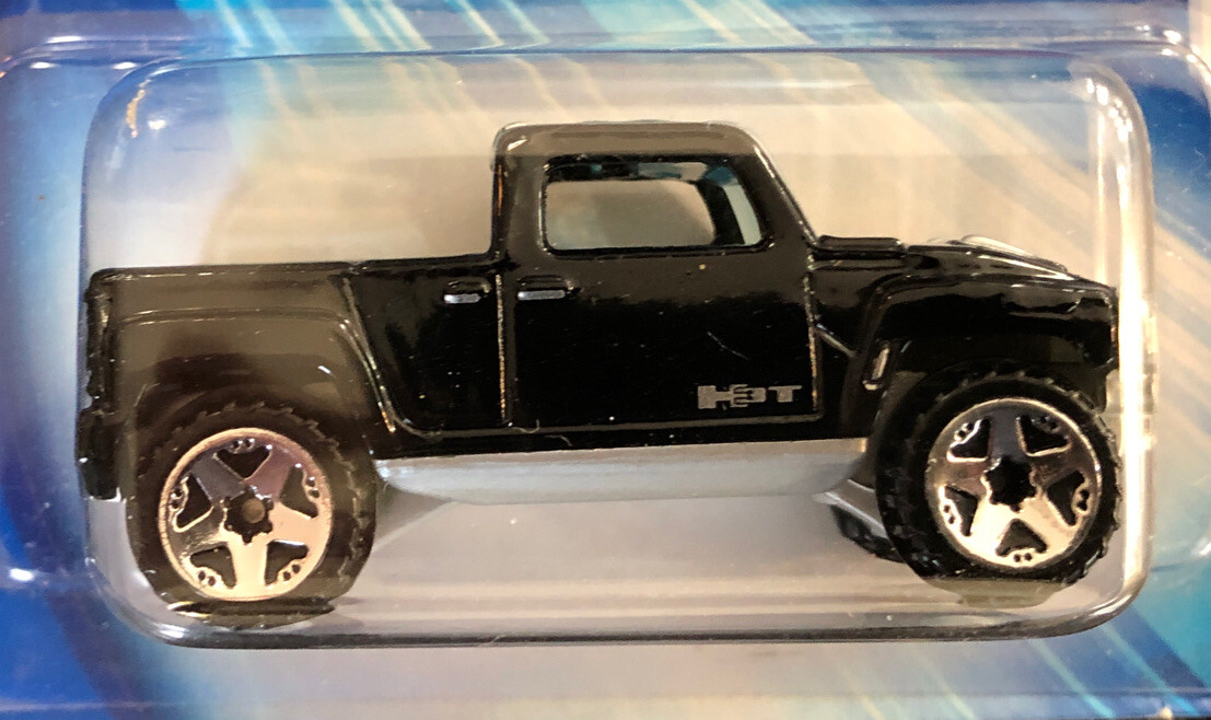 Hot Wheels Black Hummer H3T 1:64 Diecast 2004 First Editions 60