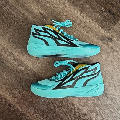Sz 11 Puma LaMelo Ball Honeycomb Basketball Shoe Aqua