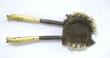 Antique Iron Areca Seed Cutter With Brass Handle Fitted Collectible. i12-275