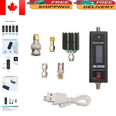 Compact Mini Two-Way Radio with Power/SWR Meter - Reliable Communication Tool
